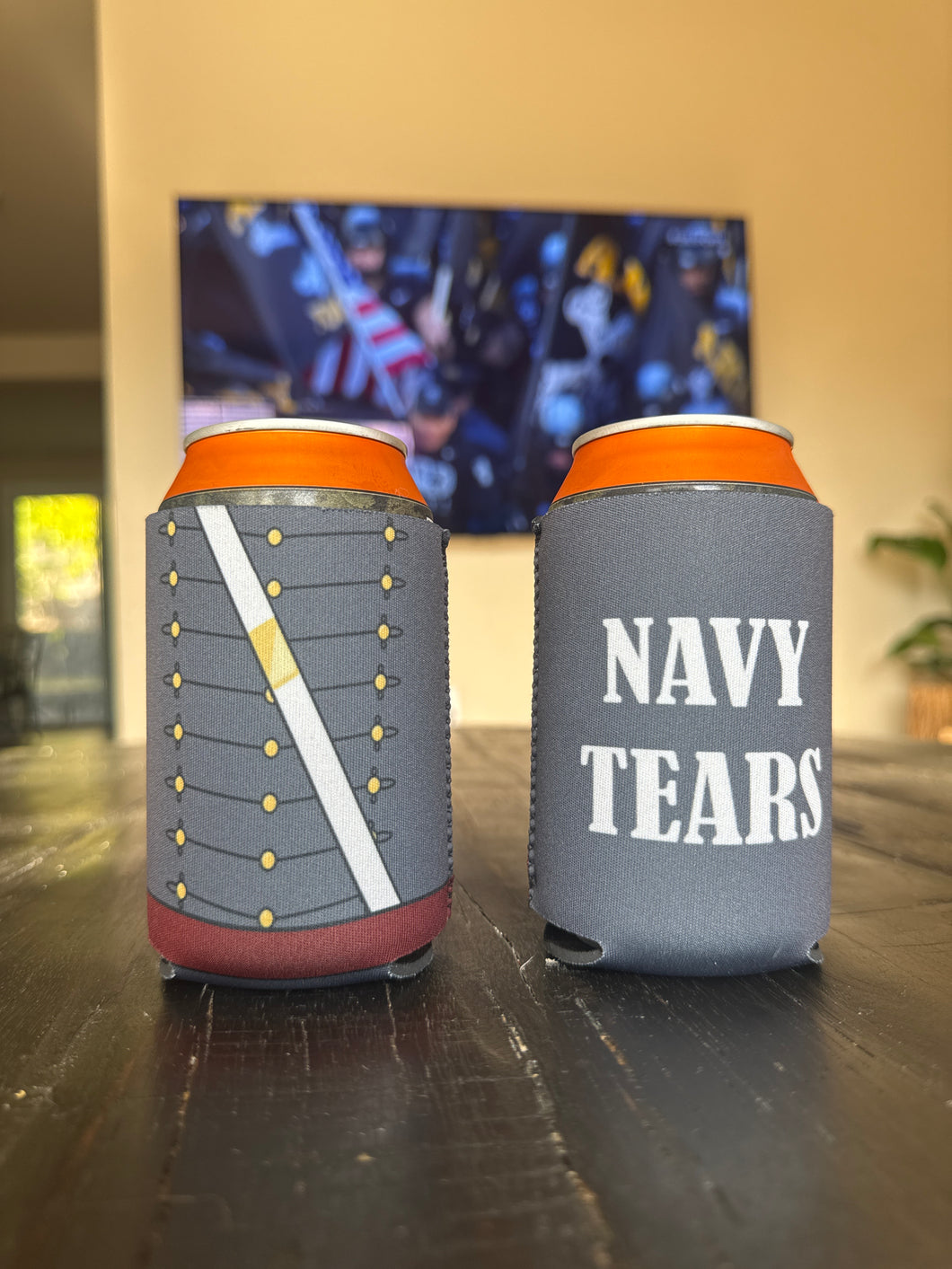 2x Navy Tears Full Dress Coozie