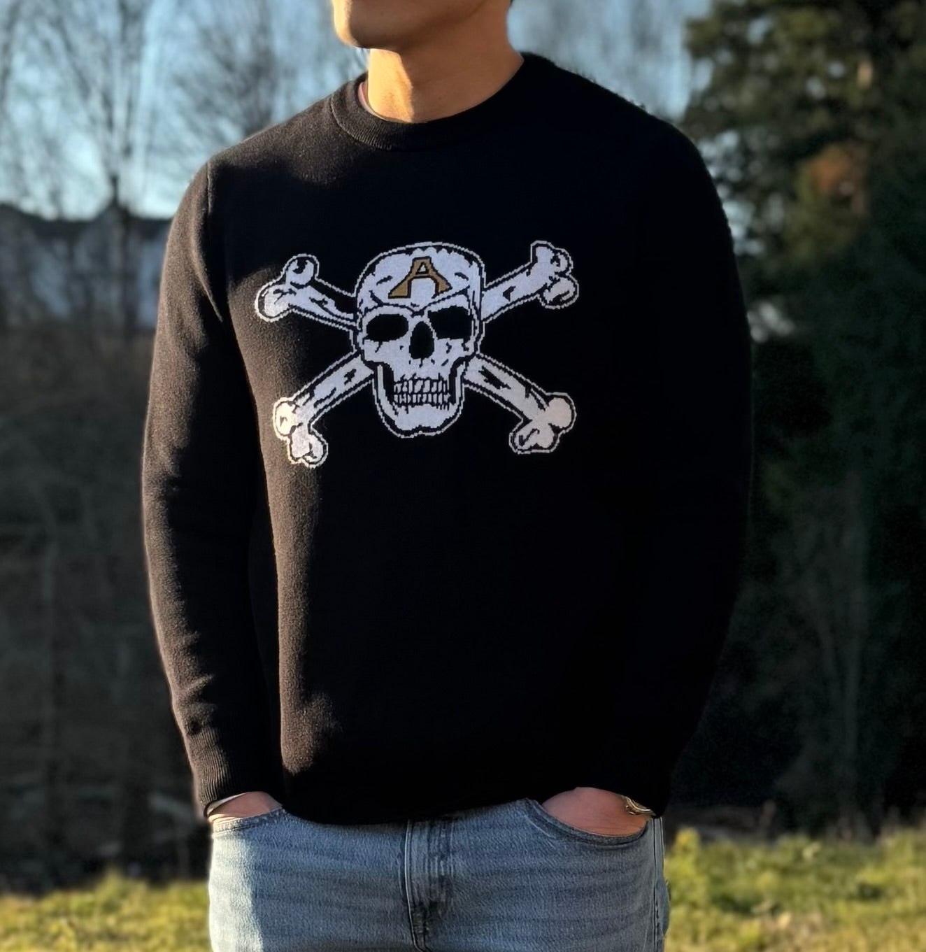 Army Skull and Crossbones Sweatshirt – Brigade Board